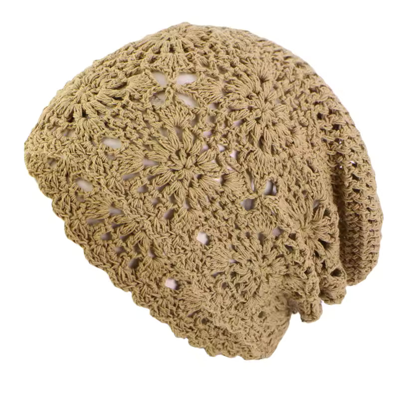 TANIA - GORRO CROCHET SUAVE ELÁSTICO