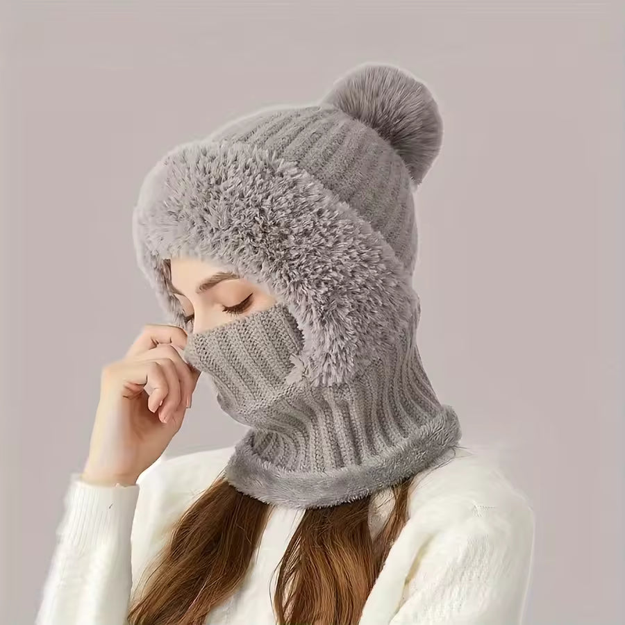 NARA - GORRO BUFANDA MASCARILLA TEJIDO