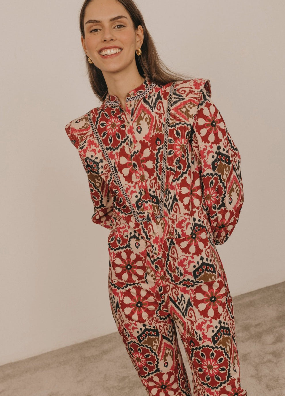 CHARLOTTE - JUMPSUIT AND BLOUSE SET