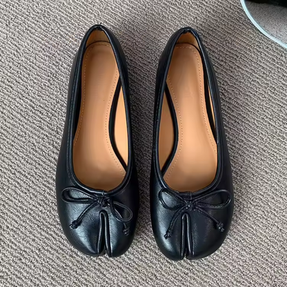 BEATRIZ - ZAPATOS PLANOS TABI CON LAZO