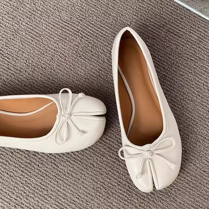 BEATRIZ - ZAPATOS PLANOS TABI CON LAZO