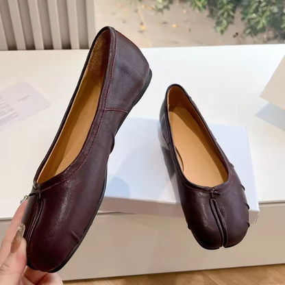 BEATRIZ - ZAPATOS PLANOS TABI CON LAZO