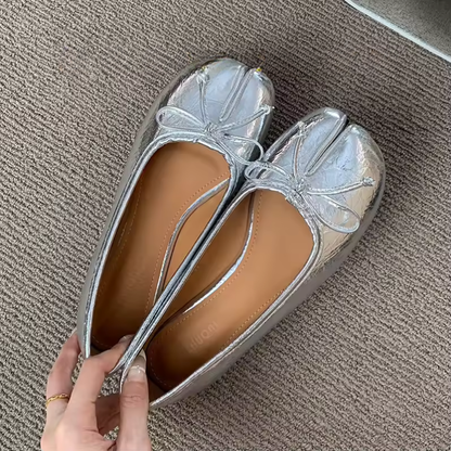 BEATRIZ - ZAPATOS PLANOS TABI CON LAZO