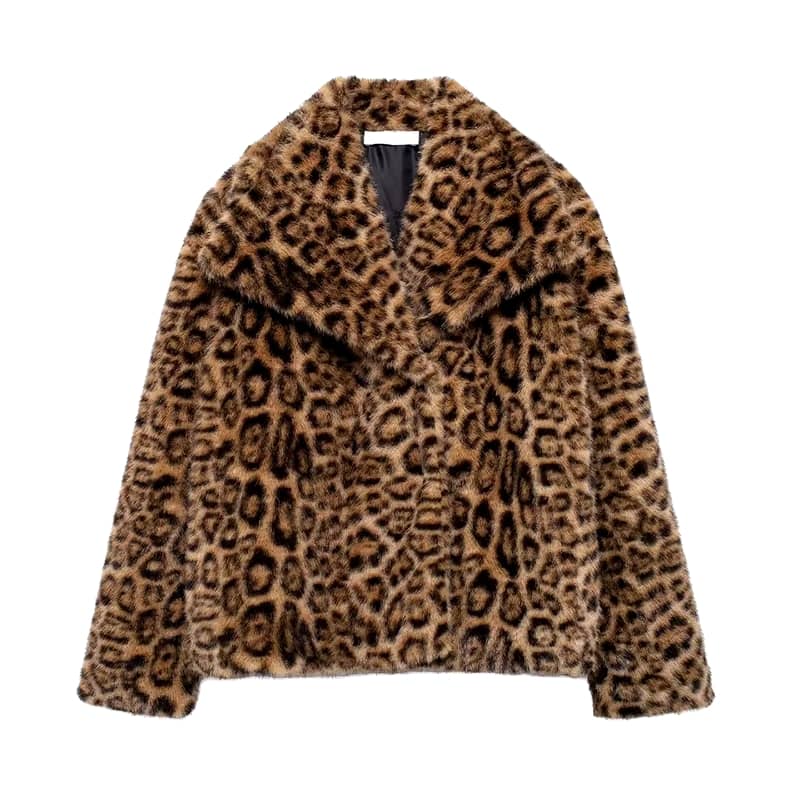 LOURDES - ABRIGO CORTO DE PELO SUAVE