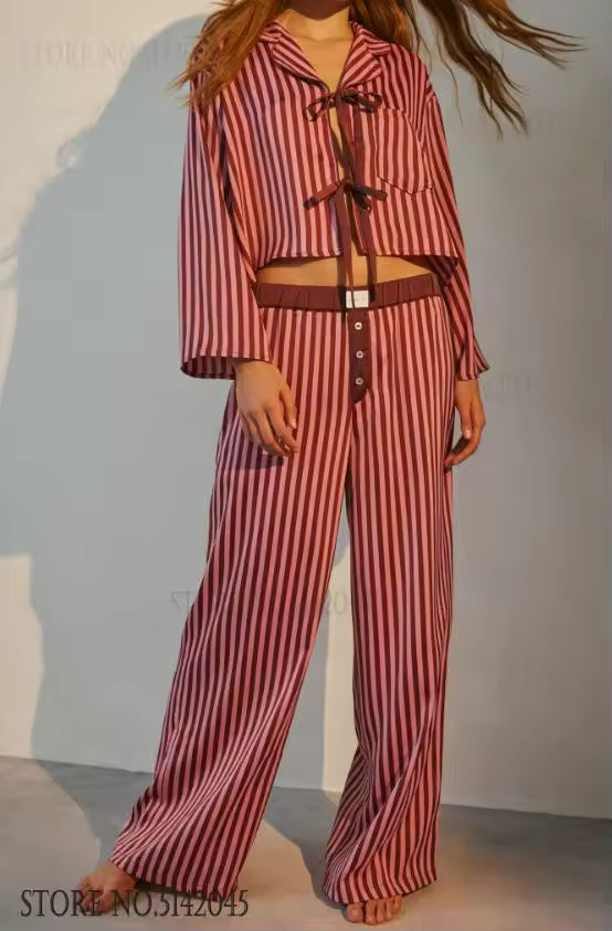 CELIA – PIJAMA CAMISA Y PANTALÓN FLOREADO