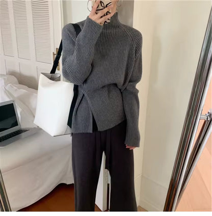 AINHOA – JERSEY ACANALADO CUELLO ALTO