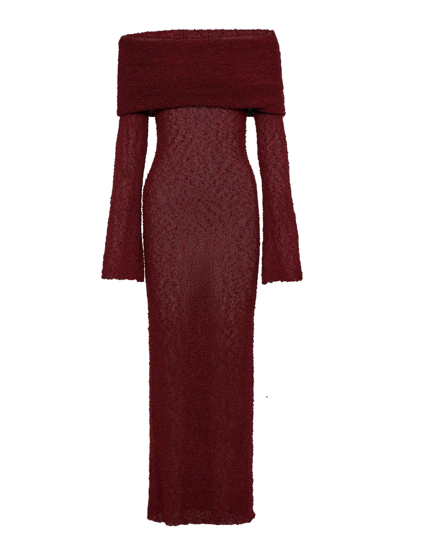 CLARA – VESTIDO ELEGANTE CON ESCOTE BARDOT