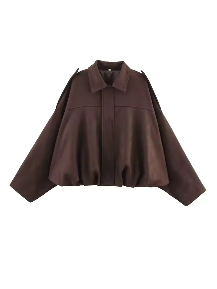ELIA – CHAQUETA CAZADORA EFECTO ANTELINA