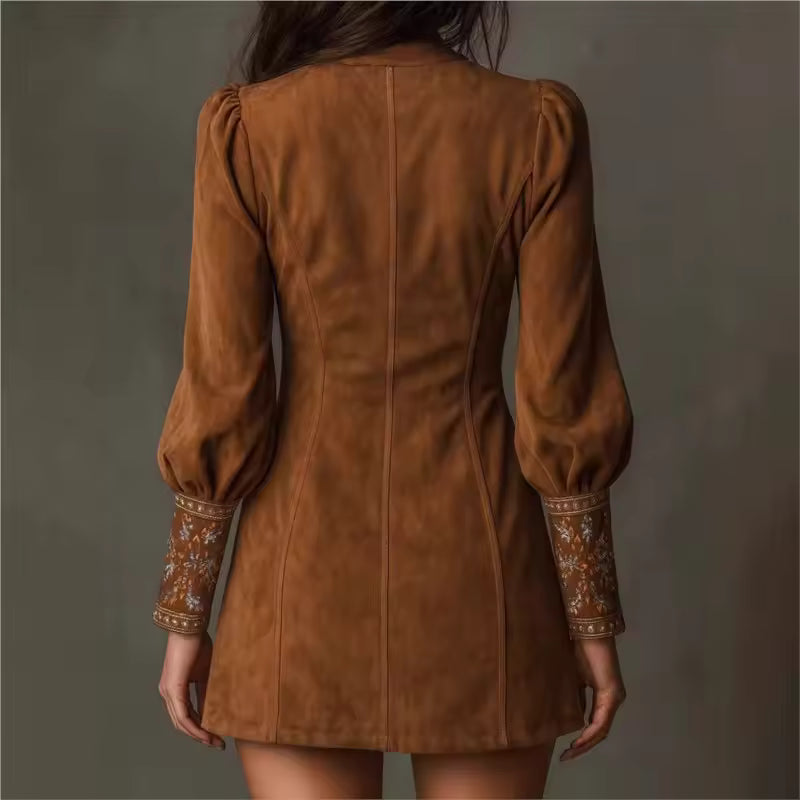 SHEILA – VESTIDO ÉTNICO BORDADO FLORAL