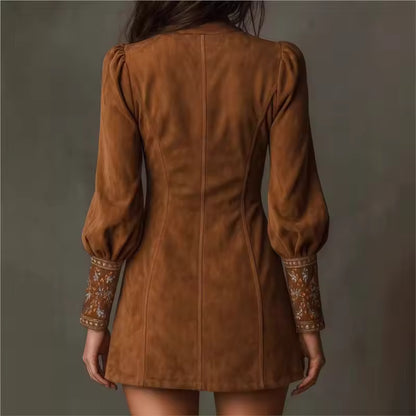 SHEILA – VESTIDO ÉTNICO BORDADO FLORAL