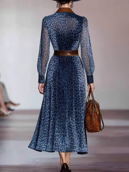 AROA – VESTIDO LARGO ANIMAL PRINT