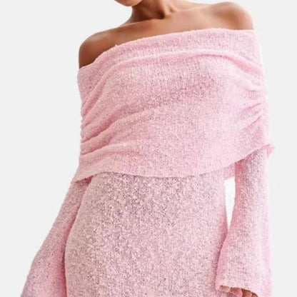 CLARA – VESTIDO ELEGANTE CON ESCOTE BARDOT