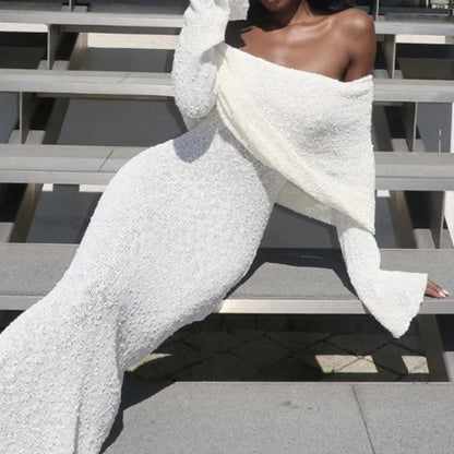 CLARA – VESTIDO ELEGANTE CON ESCOTE BARDOT