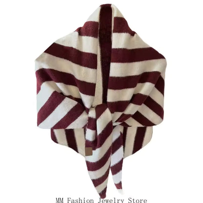 TESSA - PASHMINA CON NUDO DECORATIVO