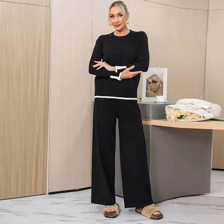 ESTELA – CONJUNTO JERSEY Y PANTALÓN PALAZZO