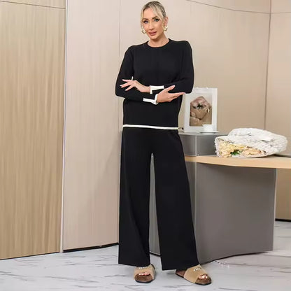 ESTELA – CONJUNTO JERSEY Y PANTALÓN PALAZZO