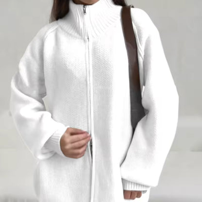 MAIA – CHAQUETA PUNTO GRUESO CREMALLERA