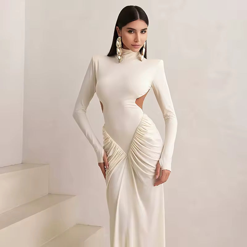 SOL – VESTIDO MAXI ESPALDA DESCUBIERTA