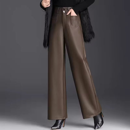 JIMENA - PANTALÓN PIEL SINTÉTICA FORRO CÁLIDO