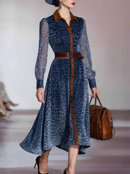 AROA – VESTIDO LARGO ANIMAL PRINT