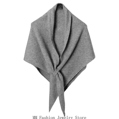 TESSA - PASHMINA CON NUDO DECORATIVO