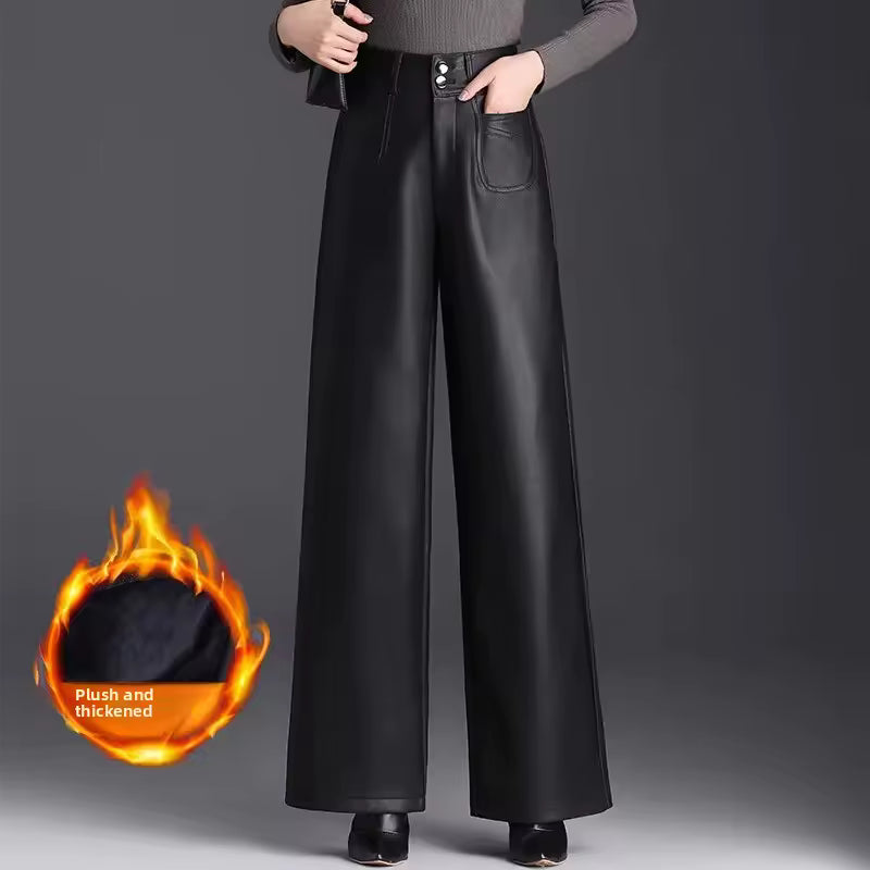 JIMENA - PANTALÓN PIEL SINTÉTICA FORRO CÁLIDO