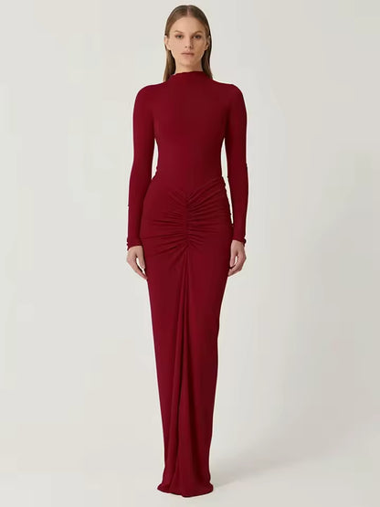 CAYETANA – VESTIDO MAXI TEJIDO AJUSTADO