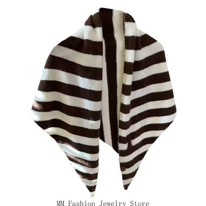 TESSA - PASHMINA CON NUDO DECORATIVO