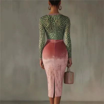 LETICIA – VESTIDO AJUSTADO DE TERCIOPELO