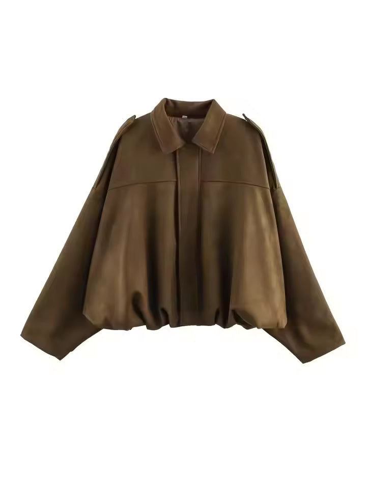 ELIA – CHAQUETA CAZADORA EFECTO ANTELINA