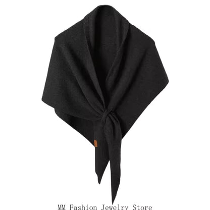 TESSA - PASHMINA CON NUDO DECORATIVO