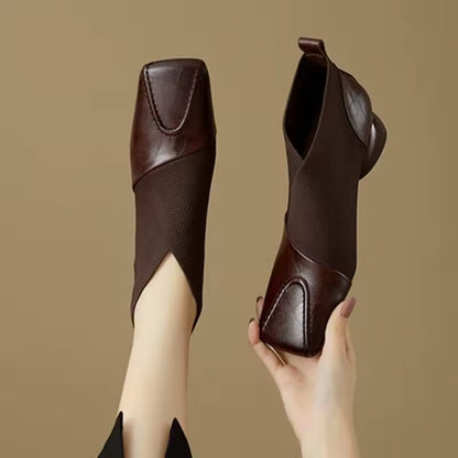 ARIELA - BOTAS CORTAS PUNTA CUADRADA