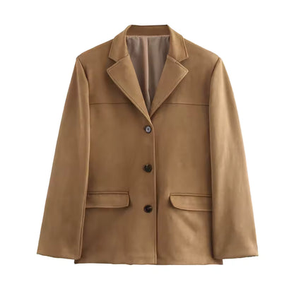 LUA – CHAQUETA CAZADORA EFECTO PIEL VINTAGE