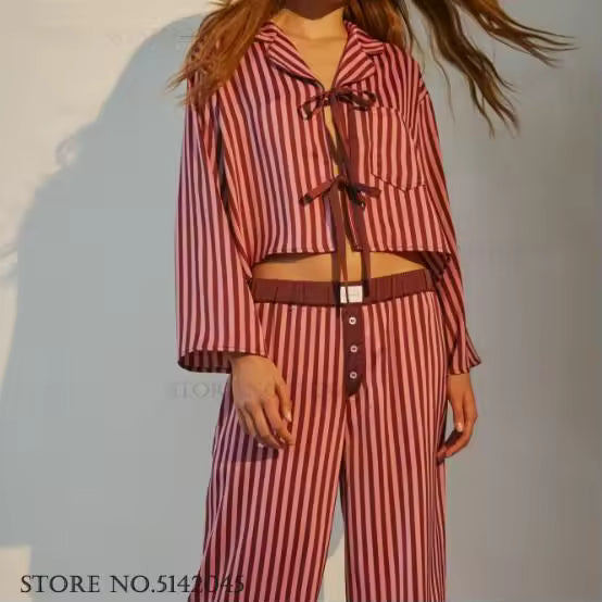 CELIA – PIJAMA CAMISA Y PANTALÓN FLOREADO