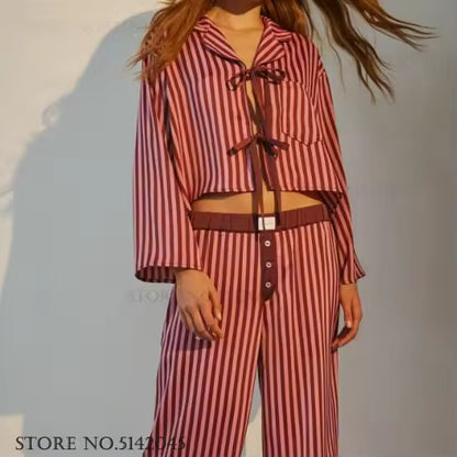 CELIA – PIJAMA CAMISA Y PANTALÓN FLOREADO