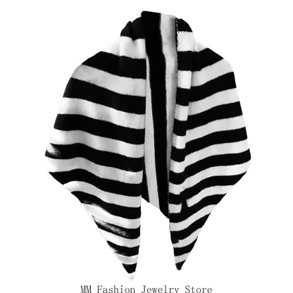 TESSA - PASHMINA CON NUDO DECORATIVO