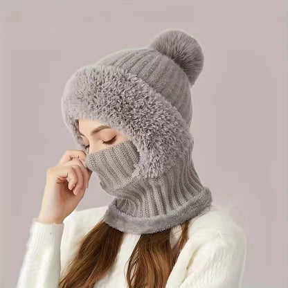 NARA - GORRO BUFANDA MASCARILLA TEJIDO