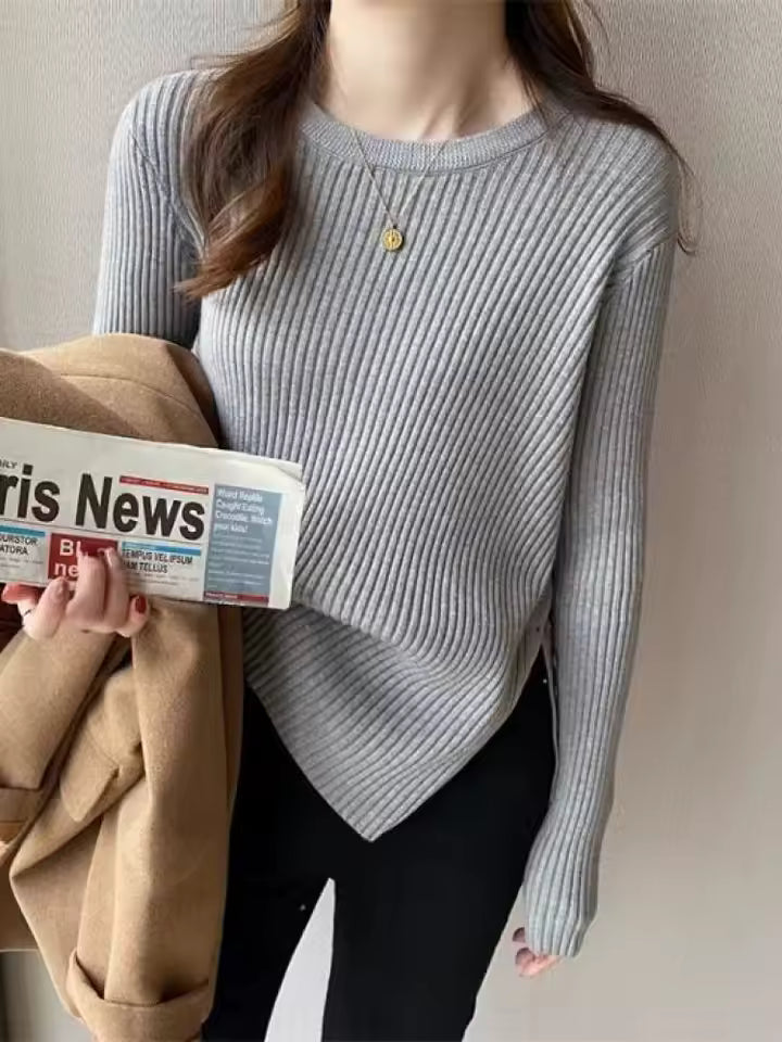 AMAIA – JERSEY FINO AJUSTADO BOTONES