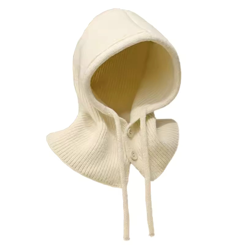 BLANCA - GORRO CAPUCHA BUFANDA INTEGRADA