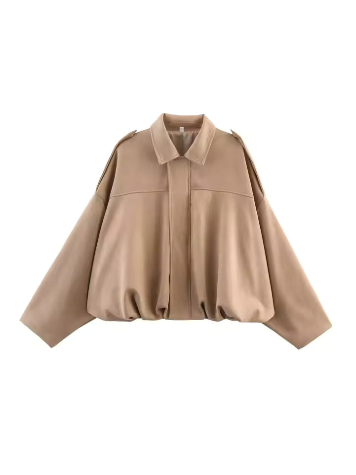 ELIA – CHAQUETA CAZADORA EFECTO ANTELINA