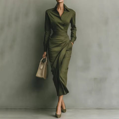 AMELIA – VESTIDO AJUSTADO MANGA LARGA