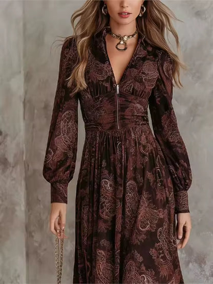 ISABELA – VESTIDO LARGO PAISLEY FLUIDO
