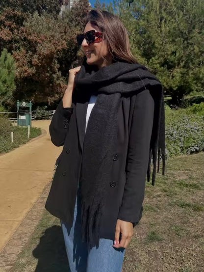 ZOE - BUFANDA LARGA SUAVE EFECTO CASHMERE