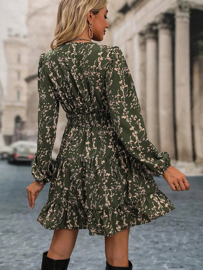 LIDIA – VESTIDO FLORAL CON CINTURA ELÁSTICA