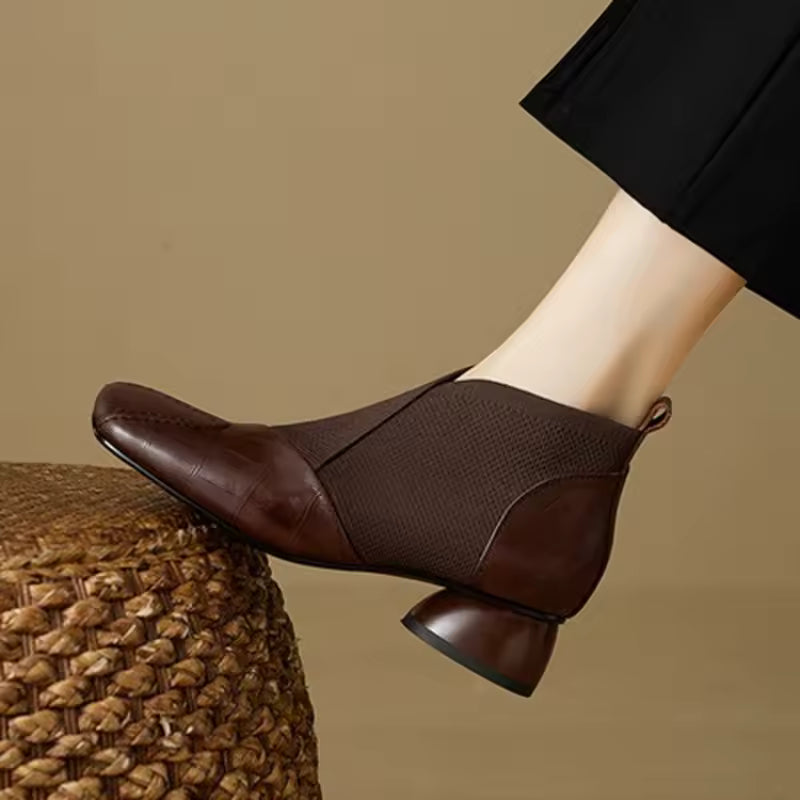 ARIELA - BOTAS CORTAS PUNTA CUADRADA