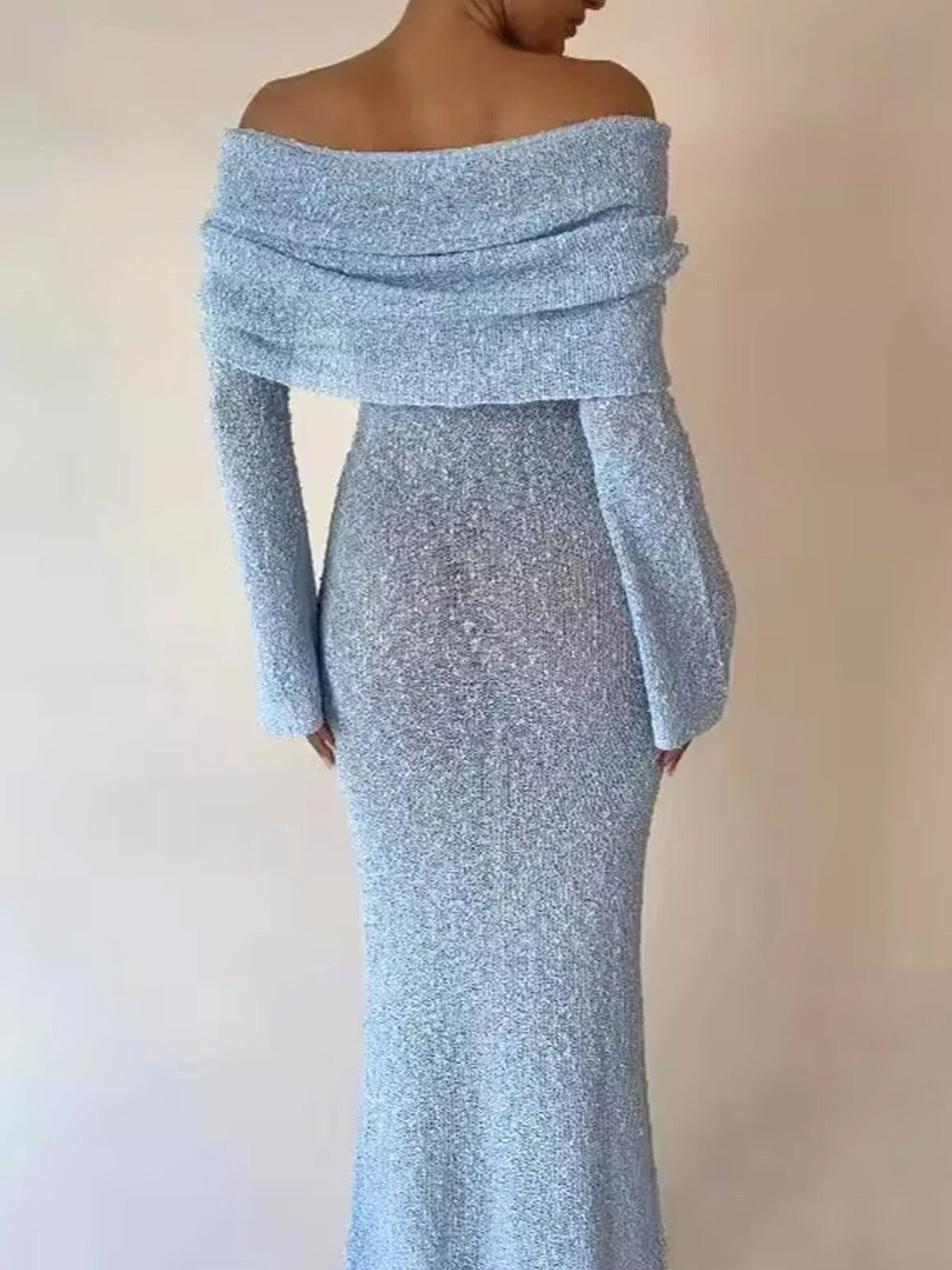 CLARA – VESTIDO ELEGANTE CON ESCOTE BARDOT