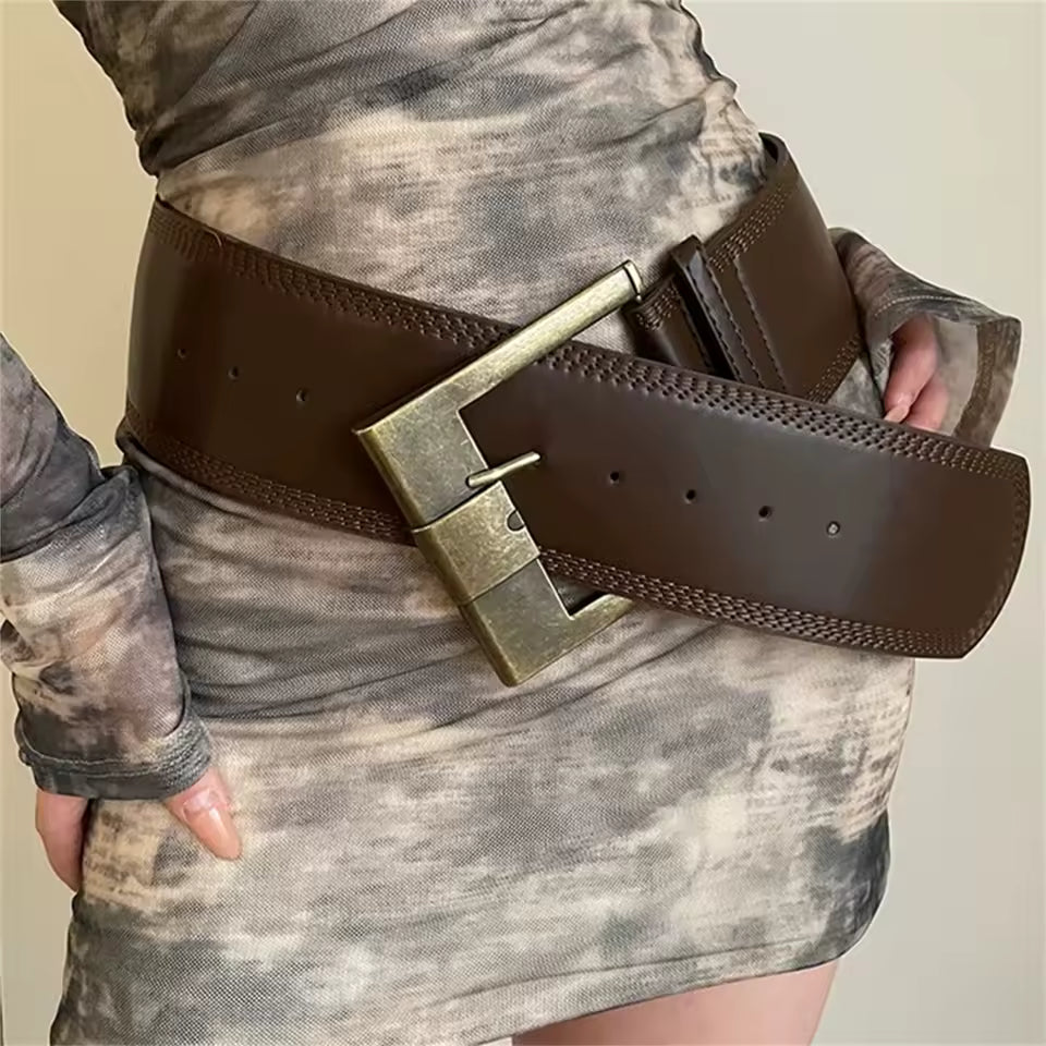 ESTHER - CINTURÓN ANCHO TEJIDO DECORATIVO