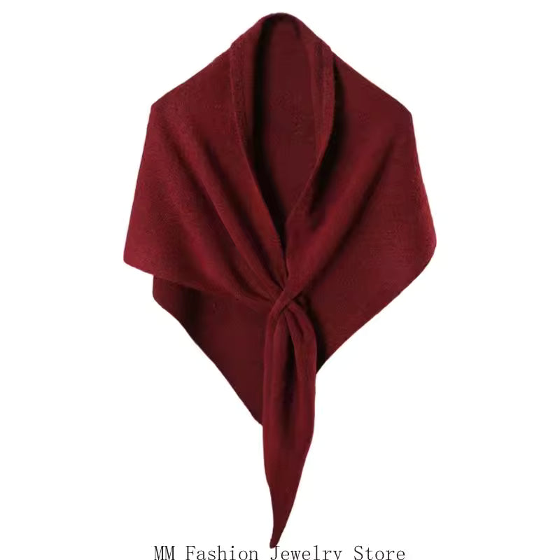 TESSA - PASHMINA CON NUDO DECORATIVO