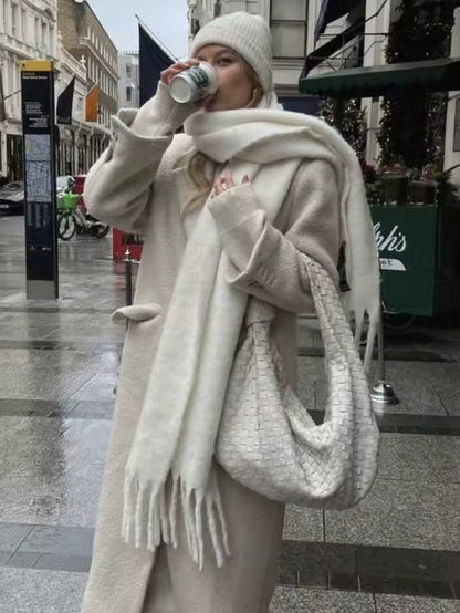 ZOE - BUFANDA LARGA SUAVE EFECTO CASHMERE