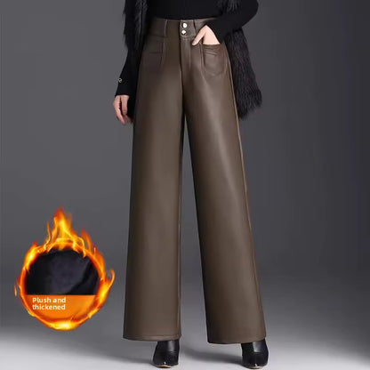 JIMENA - PANTALÓN PIEL SINTÉTICA FORRO CÁLIDO